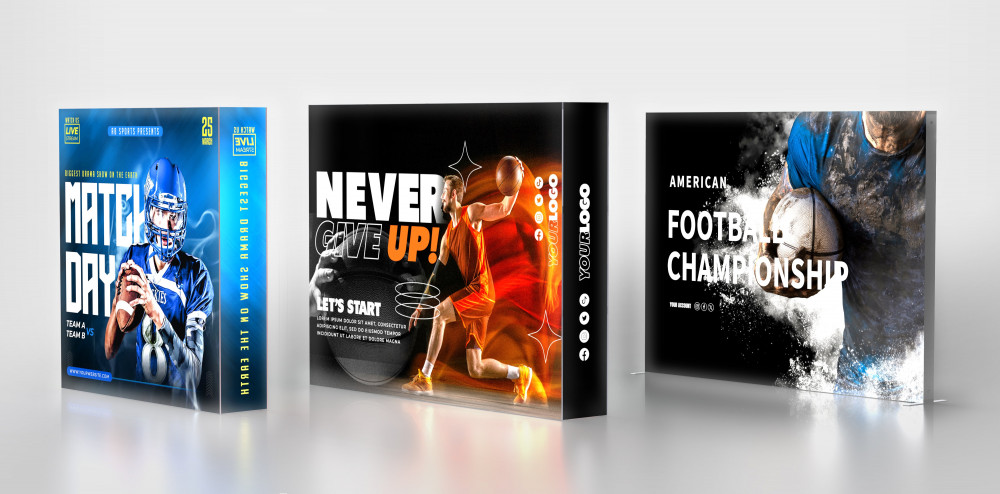 Backlit SEG backdrop examples