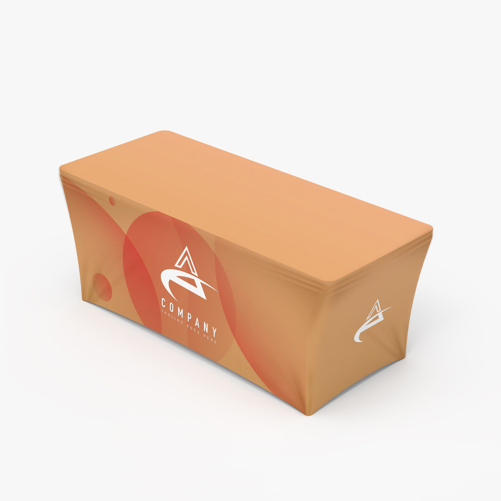 6 foot stretch table cover example